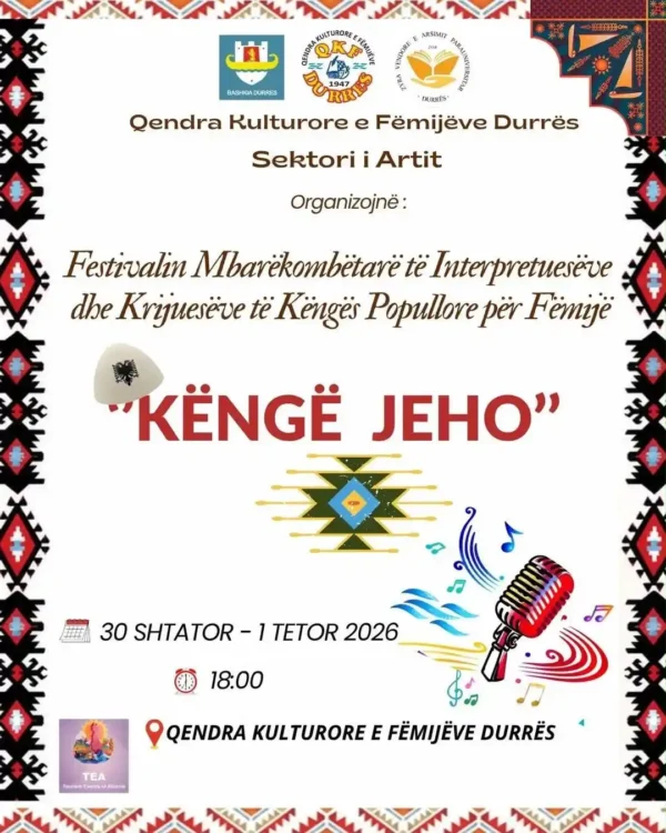 #KëngaJeho #Durrës #QendraKulturoreEFëmijëve #KëngëPopullore #Fëmijë