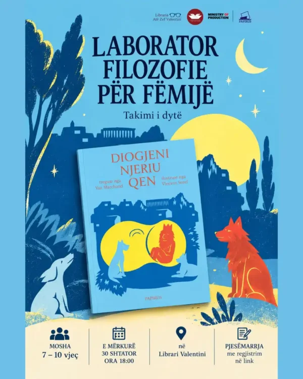 Laborator Filozofie për Fëmijë "Platonët e Vegjël" te Librari Valentini