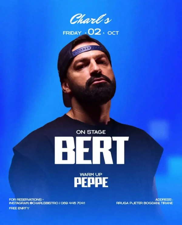 Live set nga DJ BERT te Charl's Bistro