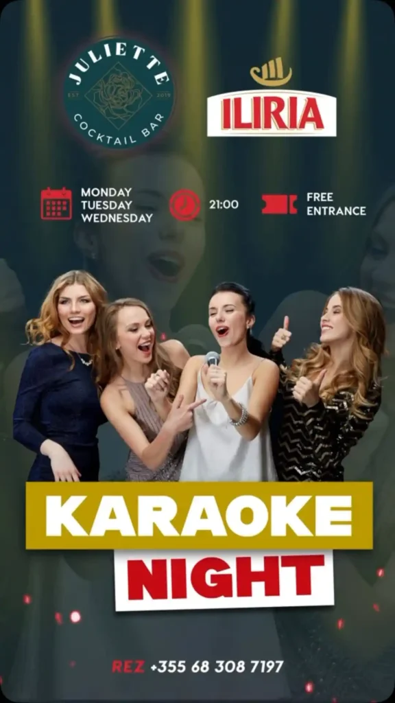 Karaoke night te Juliette Cocktail Bar