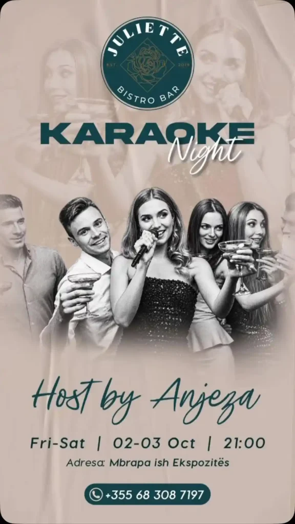 Karaoke night te Juliette Bistro Bar