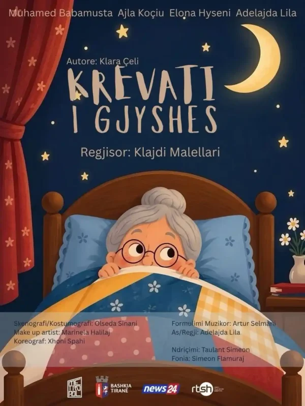 Shfaqja e teatrit për fëmijë “Krevati i gjyshes” te Teatri Metropol
