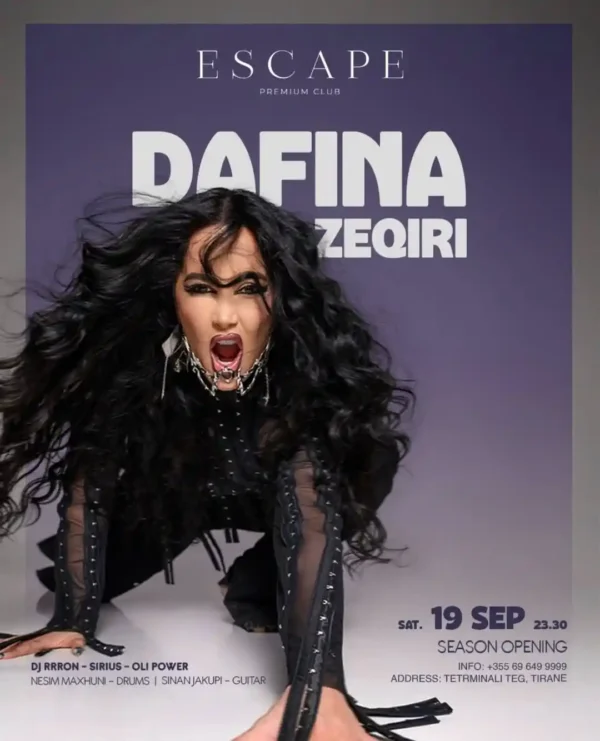 Escape Dafina Zeqiri Tiranë