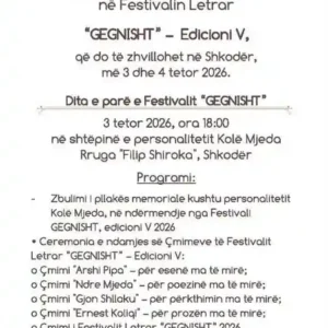 Gegnisht Festival Shkodër