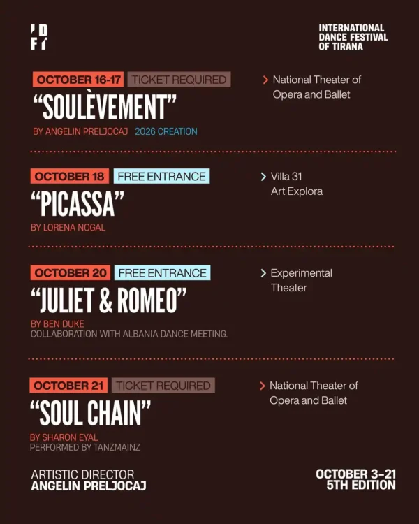 international dance festival of tirana