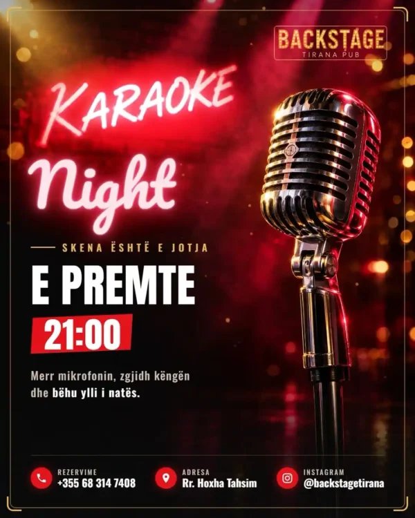 Karaoke Backstage Tiranë
