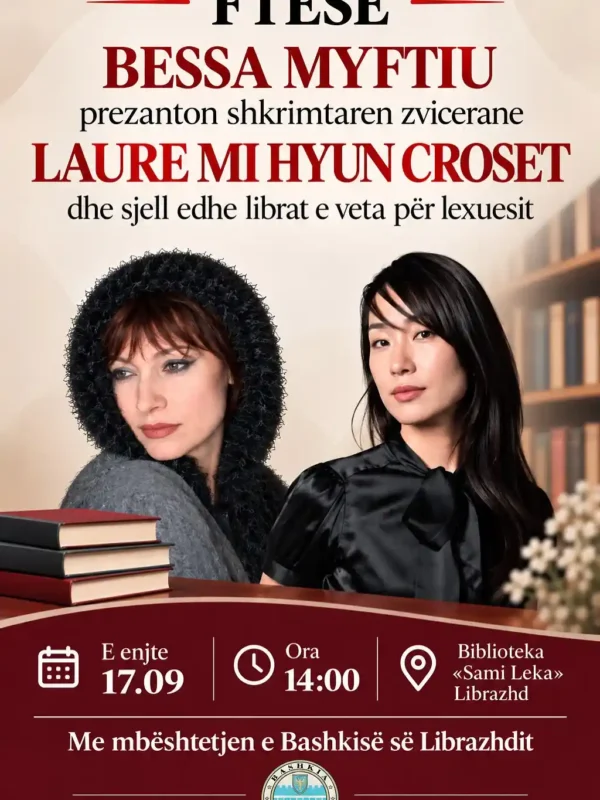 Takim me shkrimtaren Laure Mi Hyun Croset prezantuar nga Bessa Myftiu