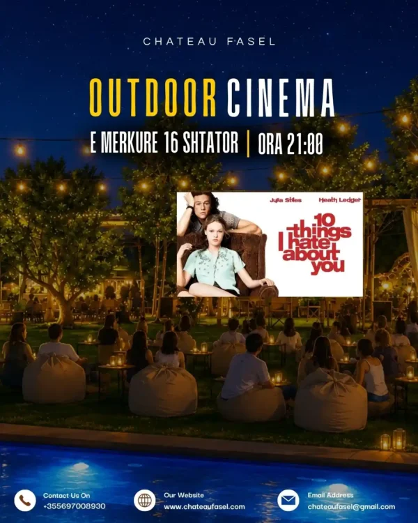 Movie night "10 Things I Hate About You" te Chateau Fasel