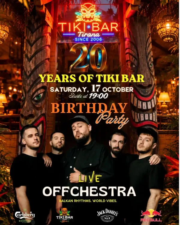 20 vjet Tiki Bar Tiranë