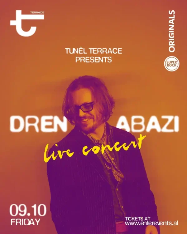 Live concert nga Dren Abazi te Tunèl Terrace