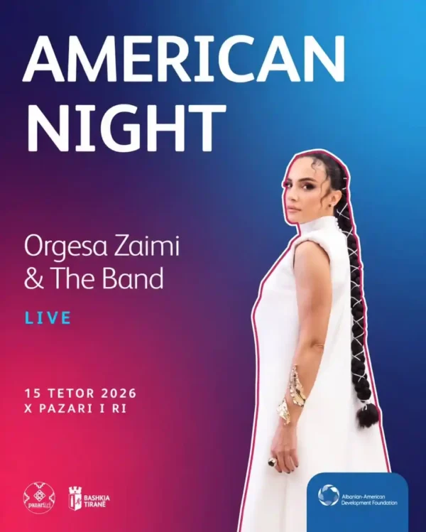 American Night me Orgesa Zaimi & The Band te Pazari i Ri, Tiranë
