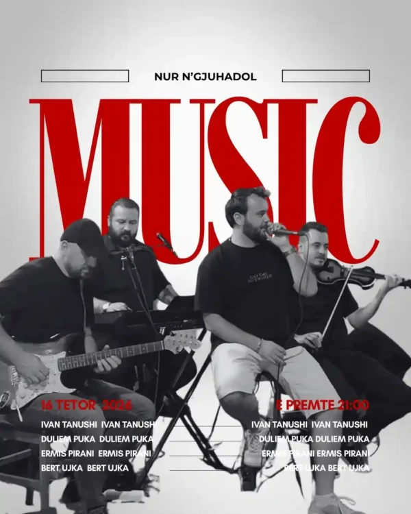 Live music & performance te Nur N'gjuhadol