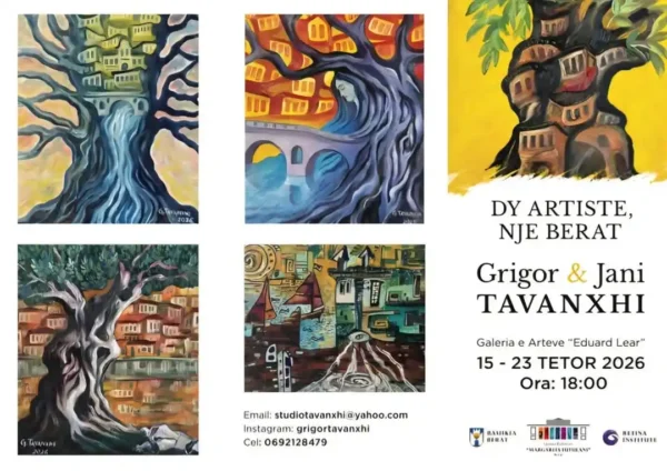Ekspozita "DY ARTISTË, NJË BERAT" te Galeria e Arteve “Eduard Lear”, Berat