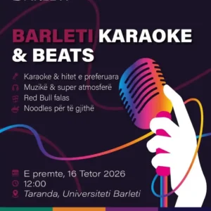 BARLETI KARAOKE & BEATS te Taranda, Universiteti Barleti