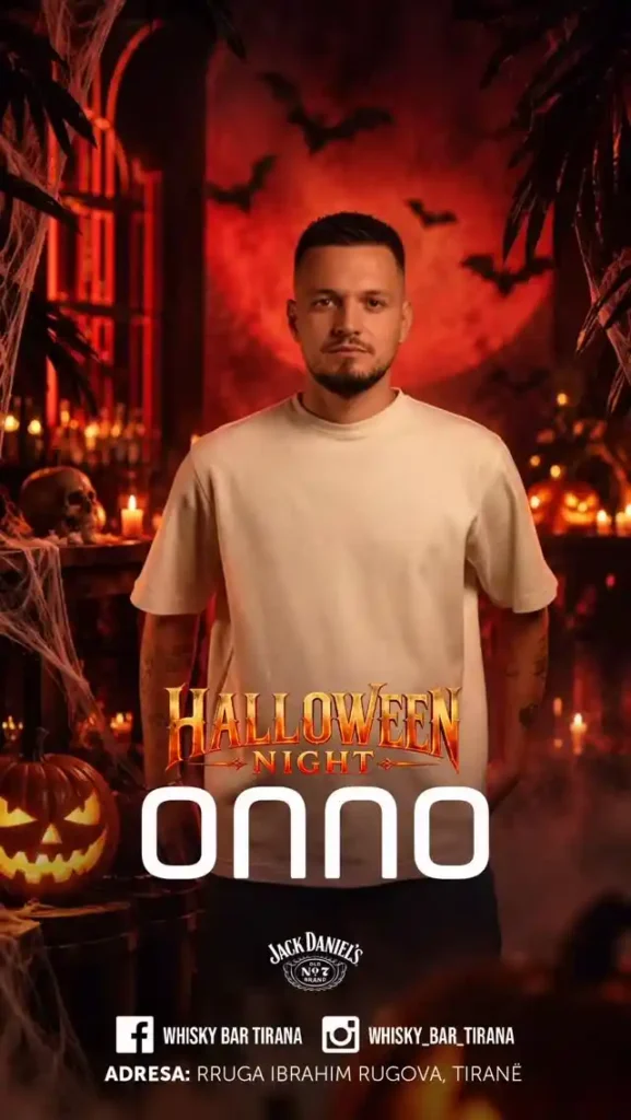 Halloween night me DJ ONNO te Whisky_Bar_Tirana