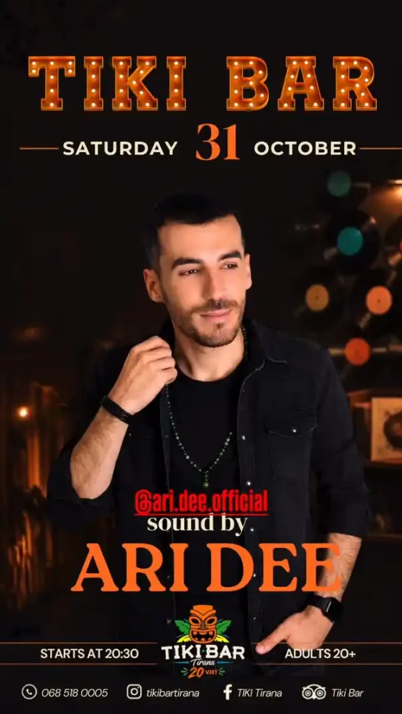 Live set nga DJ ARI DEE te TIKI BAR