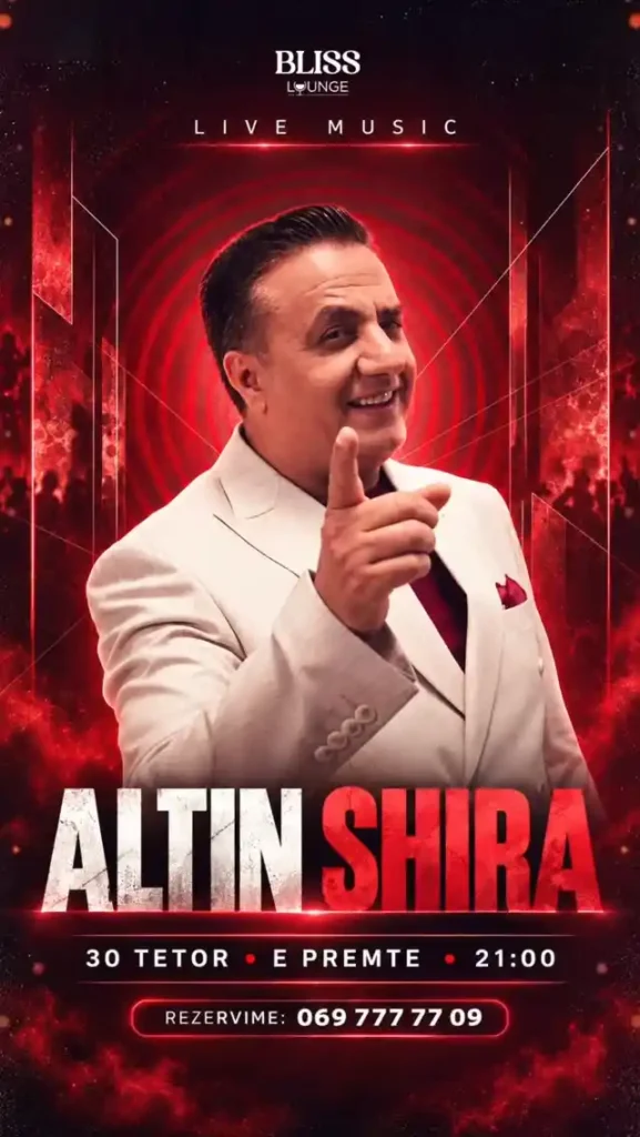 Altin Shira Bliss Lounge Tiranë