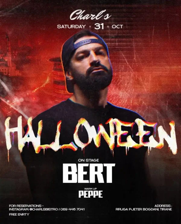 Halloween Charls Bistro Tiranë