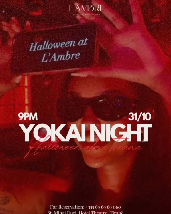 Halloween Yokai Night Rooftop Lambre Tiranë