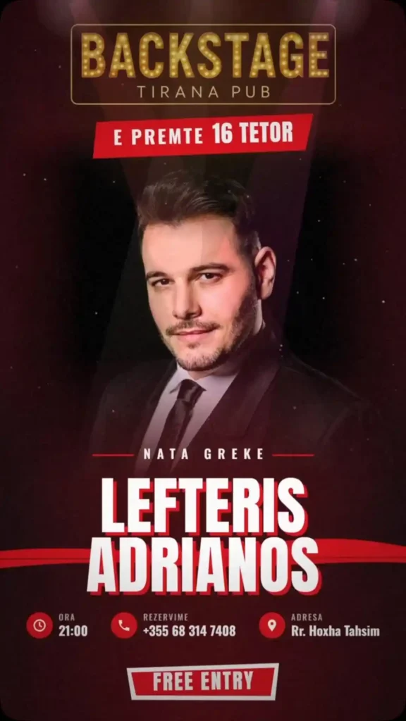 Nata greke Backstage Tiranë