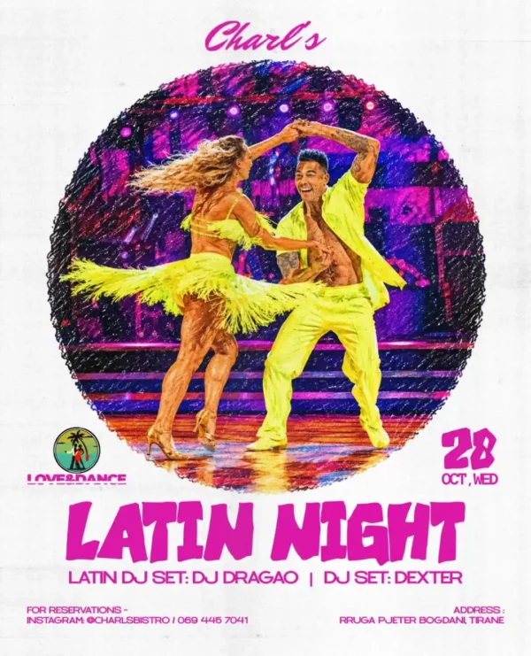 Nata latine Charls Bistro Tiranë