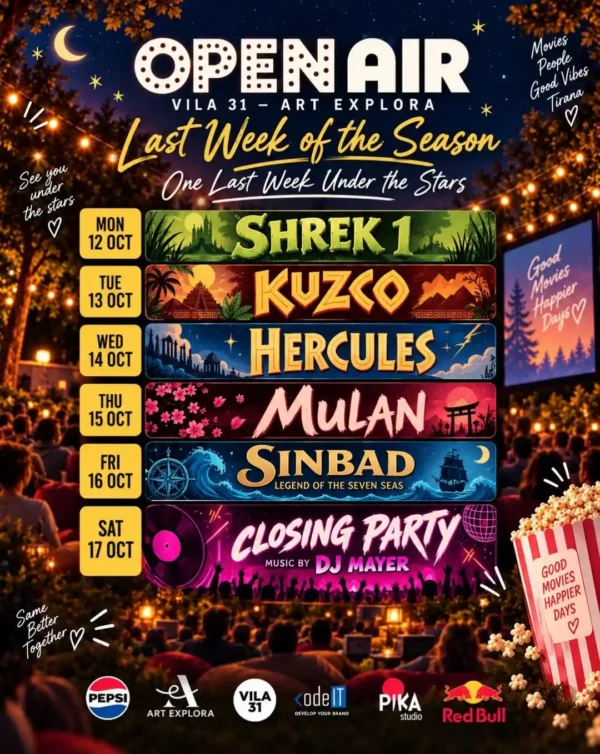 Open Air Cinema Tiranë