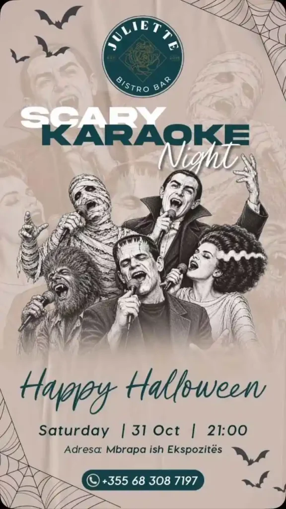 Scary Karaoke Juliette Bistro Tiranë