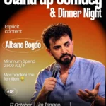 Stand up comedy Albano Bogdo Liro Vlorë